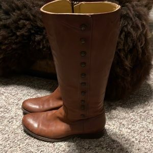 Frye Melissa Military, size 8, mahogany